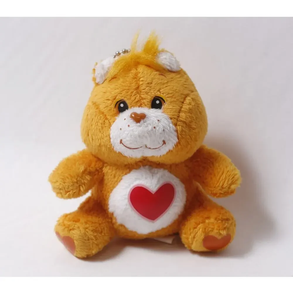 Japan Care Bears Tenderheart Bear Plush Keychain Charm ~ 260826-WH 1309